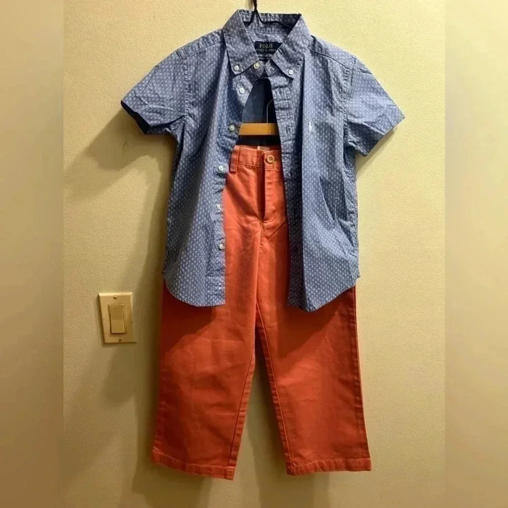 Boy’s Size 6 Ralph Lauren and Vineyard Vines Outfit.